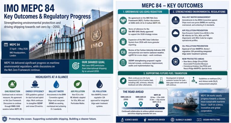 IMO Marine Environment Protection Committee (MEPC 84) Report