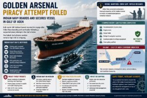 Indian Navy Secures MV Golden Arsenal After Piracy Attempt in Gulf of Aden