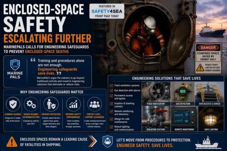 MarinePALS Calls for Engineering Safeguards to Prevent Enclosed-Space Deaths