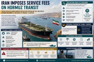 Iran Announces New Strait of Hormuz Transit Service Fees, Raising Fresh Concerns for Global Shipping