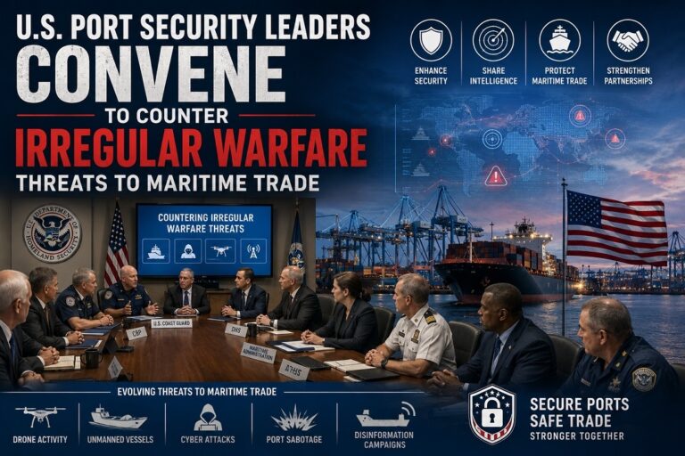 US Port Security Leaders Convene to Counter Irregular Warfare Threats to Maritime Trade