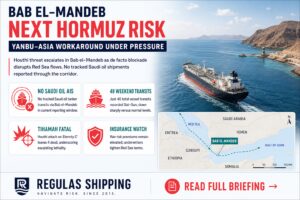 Bab el-Mandeb emerges as next Hormuz risk for Yanbu Asia exports