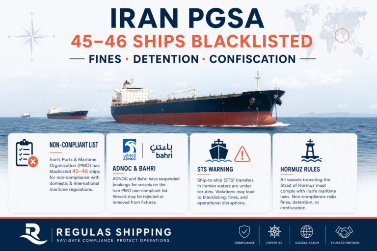 Iran Blacklists 45–46 “Non-Compliant” Ships for Hormuz, Threatens Fines and Confiscation