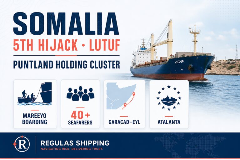 Fifth Vessel Hijacked Off Somalia as Puntland Holding Cluster Consolidates