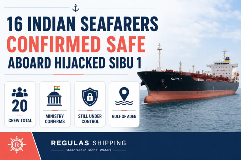 Sixteen Indian Seafarers Confirmed Safe Aboard Hijacked Tanker Sibu 1