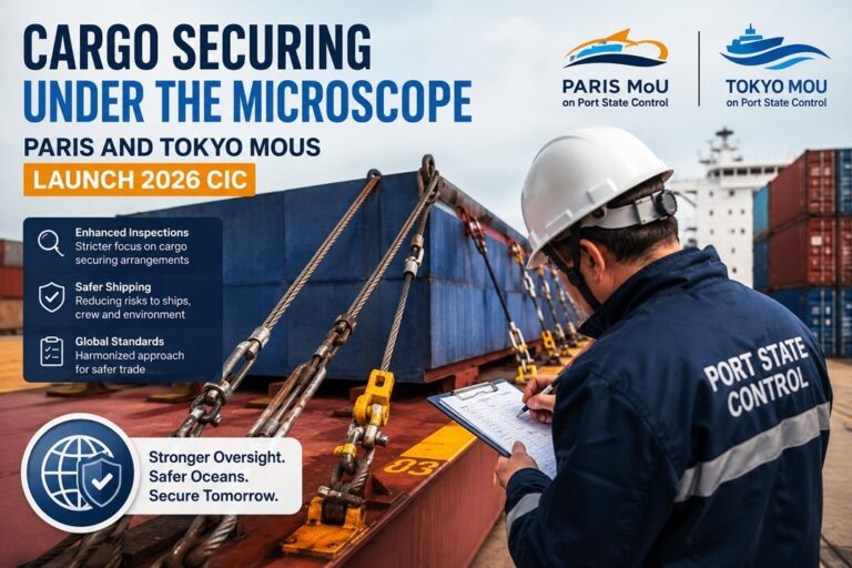 Cargo Securing Under the Microscope: Paris and Tokyo MoUs Launch 2026 CIC