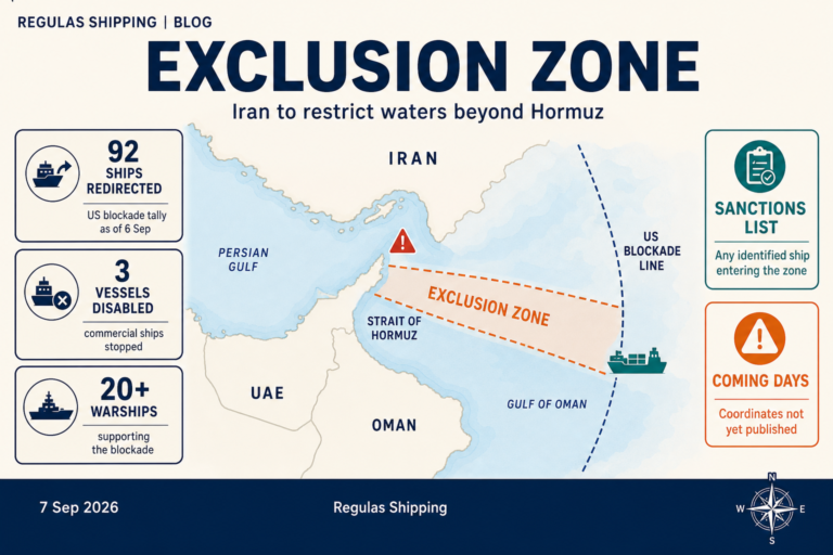 Iran Plans Exclusion Zone Beyond Hormuz as US Blockade Redirects 92 Ships