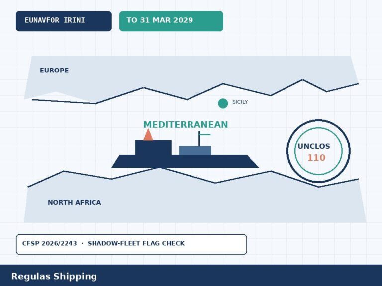 EU extends IRINI to 2029 with a shadow-fleet flag-check task