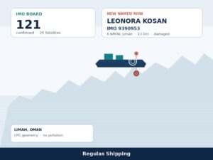 IMO board 121 names Leonora Kosan