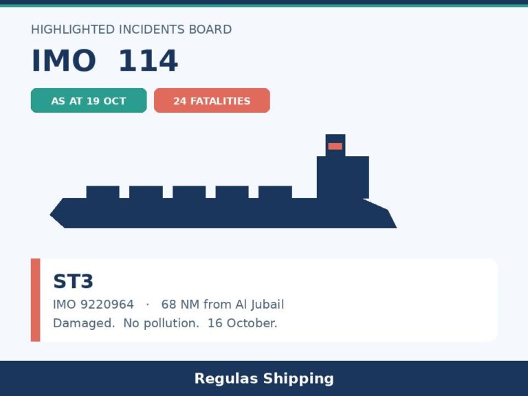 IMO names ST3 as the confirmed tape hit 114